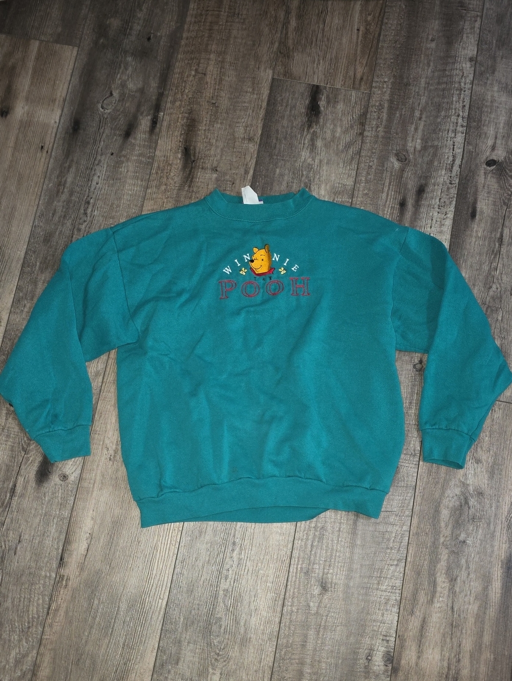 Winnie The Pooh USA Embroidered Vintage Sweatshirt